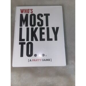Who's Most Likely To... A Party Game, 250 Cards, Group Question Game, New Sealed